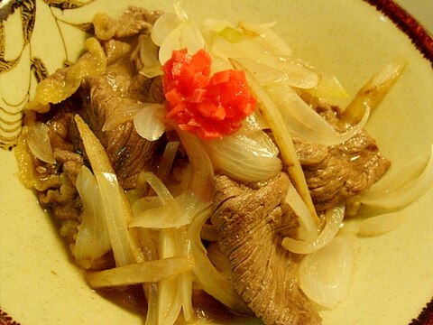 ◆減塩◆新玉ねぎでつくる薄味牛丼